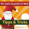 Banner für den Webkrauts-Adventskalender 