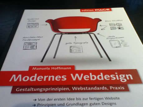 Modernes Webdesign von Manuela Hoffmann, erschienen im Galileo-Verlag.