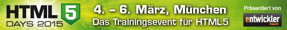 Banner der HTML5-Days